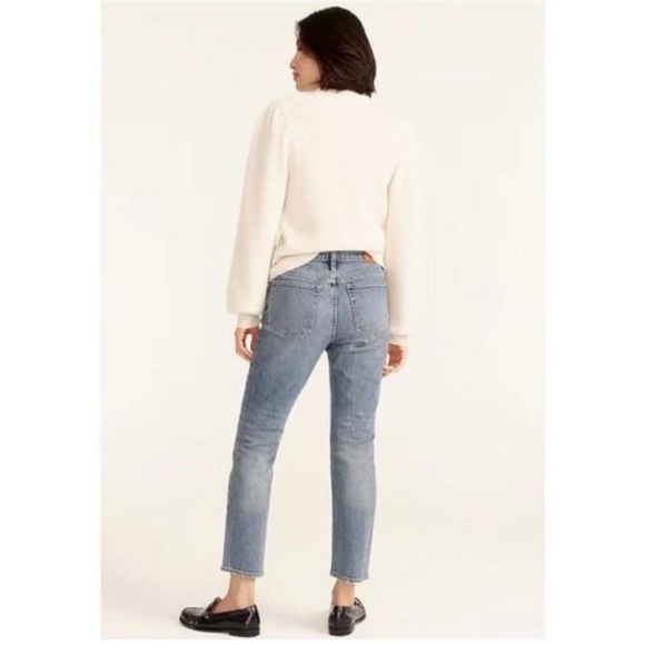 NWT J. Crew Slim Boyfriend Jean Tinted Indigo Blue Wash - Picture 2 of 6